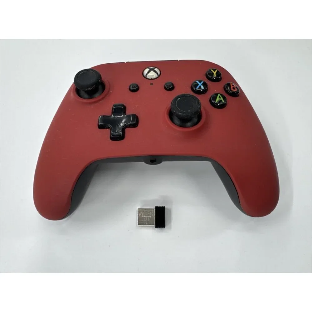 Power A Controller for XBox One Matte Red No Cord WORKS 1511648-01